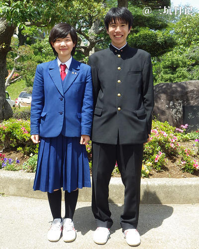 日本千葉県立船橋芝山高等學校校服制服照片圖片